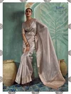 Grey Sutrala Vol 4 By Sethnic Lifestyle Tissue Cotton Handwork Saree 131001